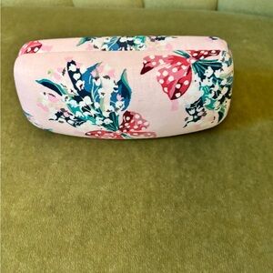 Vera Bradley Pink Floral Clamshell Sunglasses Case